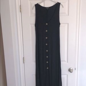 Timing Black Midi Dress